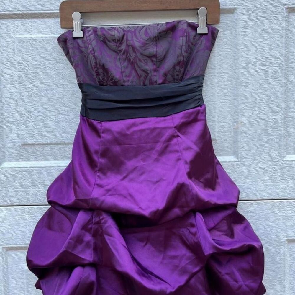 Speechless Women's Purple and Black Dress
